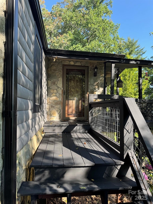 19 Timbers Edge Ln Unit 23, Fairview, NC 28730 - view of wooden porch