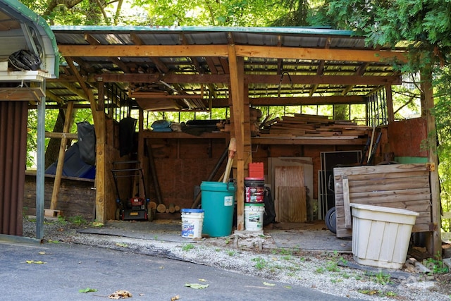 19 Timbers Edge Ln Unit 23, Fairview, NC 28730 - view of parking with an exterior structure