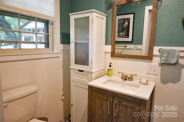 3435 Conleys Creek Rd, Whittier, NC 28789 - half bath with vanity and toilet