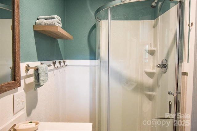 3435 Conleys Creek Rd, Whittier, NC 28789 - bathroom featuring a shower stall