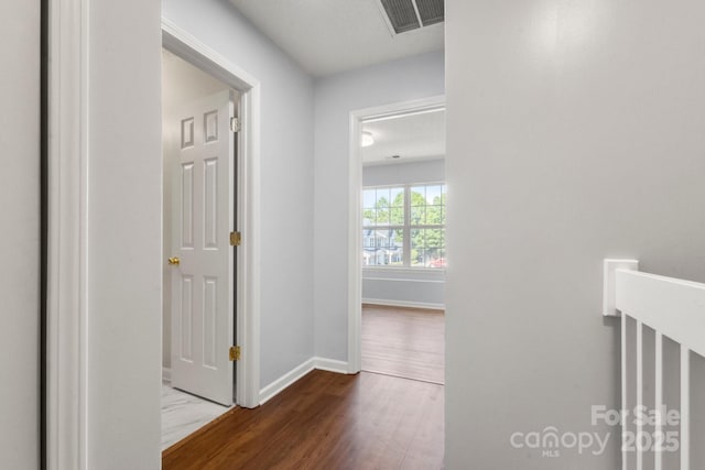 11023 Kinston Ridge Pl, Charlotte, NC 28273 - corridor with wood finished floors and baseboards