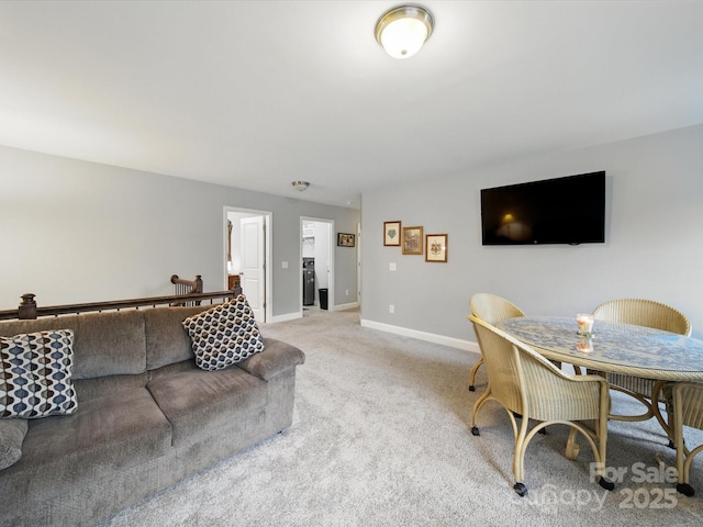 9450 Surface Hill Rd, Mint Hill, NC 28227 - carpeted living area with baseboards