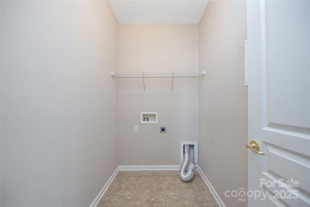 8409 Darcy Hopkins Dr, Charlotte, NC 28277 - laundry area with electric dryer hookup and hookup for a washing machine