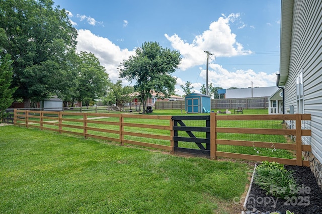 104 Nottingham Dr, Maiden, NC 28650 - fenced backyard featuring a shed