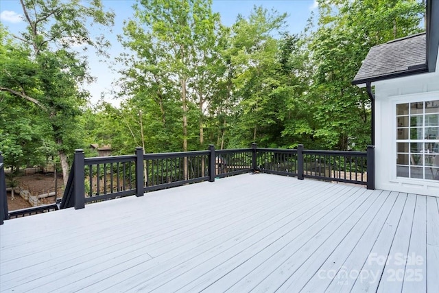 402 Wildlife Rd, Troutman, NC 28166 - view of wooden deck