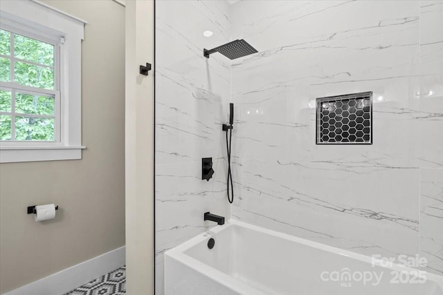 402 Wildlife Rd, Troutman, NC 28166 - full bath with baseboards and tub / shower combination