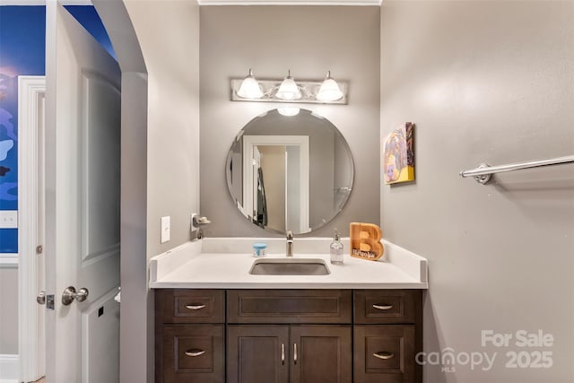 10007 Hillspring Dr, Huntersville, NC 28078 - bathroom with vanity