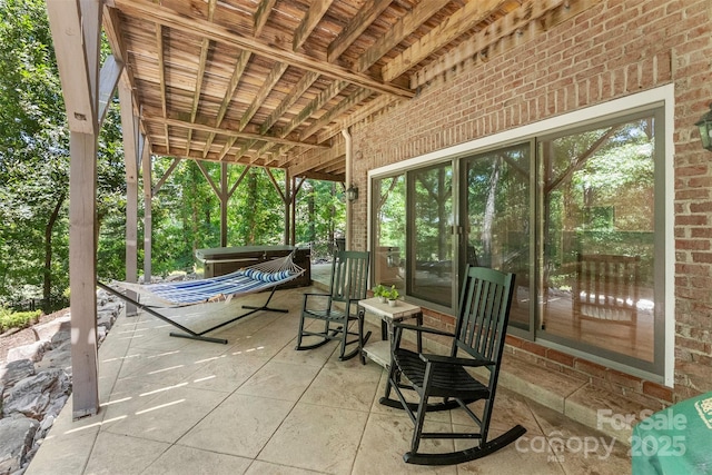 10007 Hillspring Dr, Huntersville, NC 28078 - view of patio / terrace