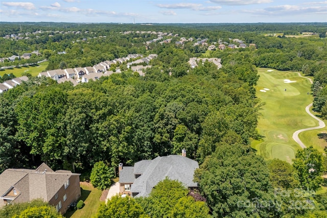 10007 Hillspring Dr, Huntersville, NC 28078 - aerial view of residential area with a golf club