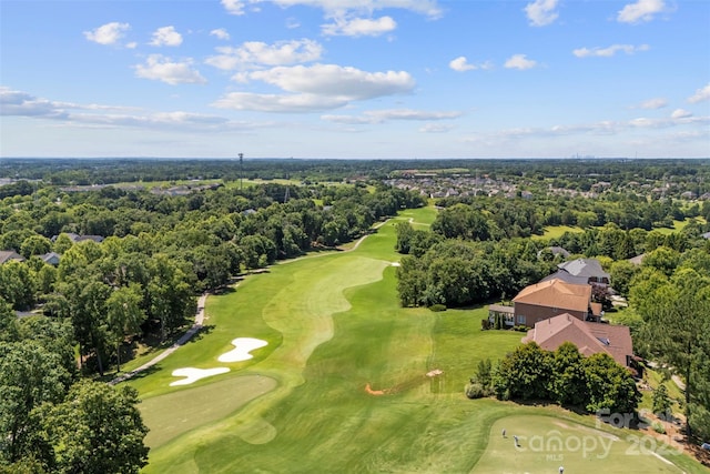 10007 Hillspring Dr, Huntersville, NC 28078 - aerial view of a local golf course and a tree filled landscape