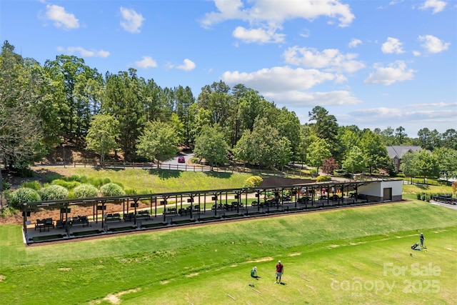 10007 Hillspring Dr, Huntersville, NC 28078 - view of property's community featuring view of wooded area