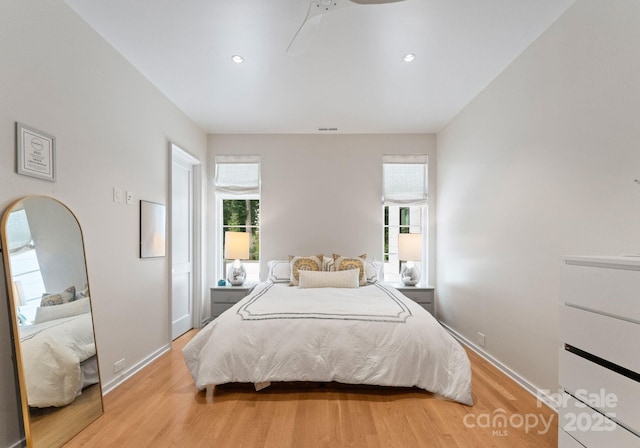 2837 Kenwood Sharon Ln, Charlotte, NC 28211 - bedroom with light wood finished floors and recessed lighting