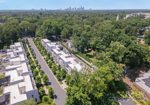 2837 Kenwood Sharon Ln, Charlotte, NC 28211 - bird's eye view of a forest