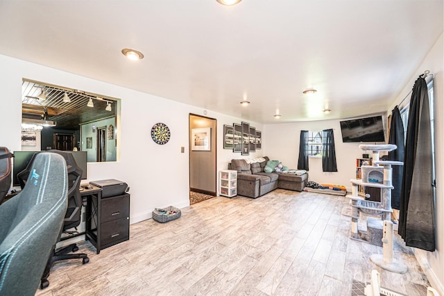 166 Duke St, Granite Falls, NC 28630 - office featuring wood finished floors