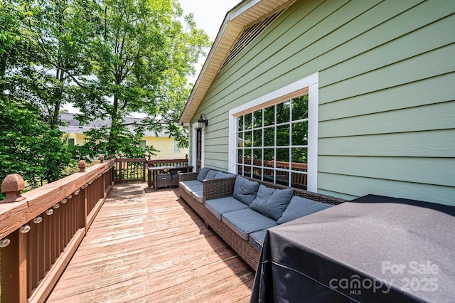 166 Duke St, Granite Falls, NC 28630 - deck with outdoor lounge area