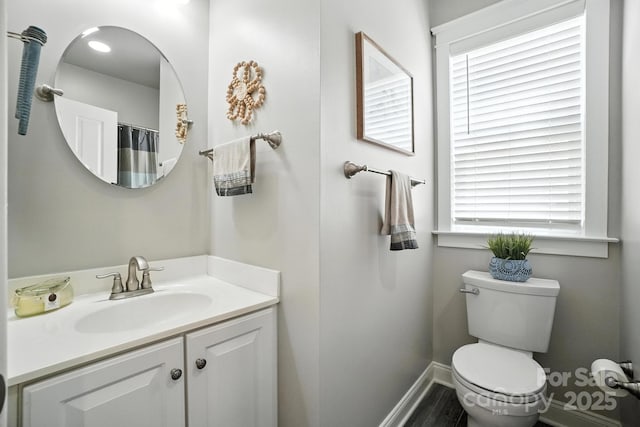 11359 Deer Ridge Ln, Charlotte, NC 28277 - bathroom featuring vanity and wood finished floors