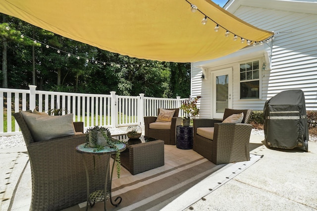 11359 Deer Ridge Ln, Charlotte, NC 28277 - wooden terrace featuring an outdoor living space