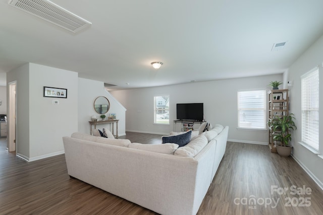 1736 Rhynes Trl, Rock Hill, SC 29732 - living area with wood finished floors and healthy amount of natural light