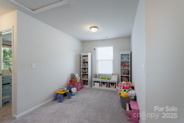 1736 Rhynes Trl, Rock Hill, SC 29732 - game room featuring carpet and attic access