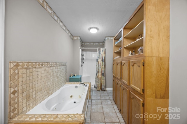 73 Waters Rd, Asheville, NC 28805 - full bath with a whirlpool tub and a tile shower