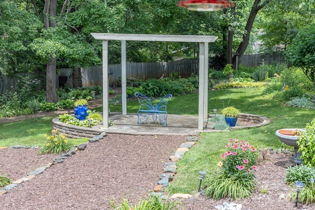 7029 Forest Hills Dr, Denver, NC 28037 - fenced backyard featuring a patio