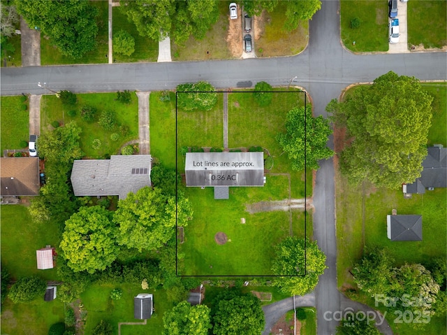 1132 Arbor Dr, Salisbury, NC 28144 - aerial view of property's location featuring property boundaries highlighted
