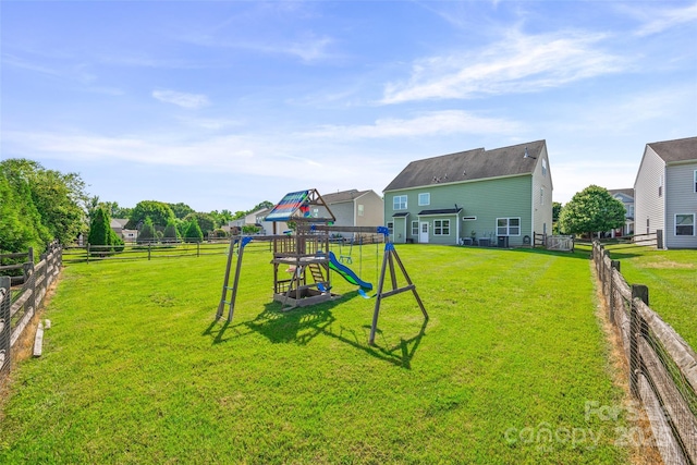 8312 Compton Acres Ln, Waxhaw, NC 28173 - view of yard with a playground