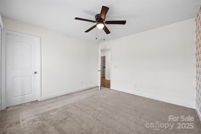 8312 Compton Acres Ln, Waxhaw, NC 28173 - empty room featuring carpet flooring and ceiling fan