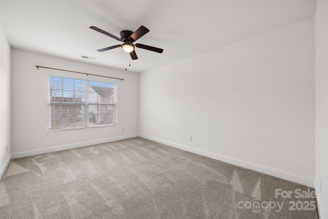 8312 Compton Acres Ln, Waxhaw, NC 28173 - spare room featuring carpet and ceiling fan