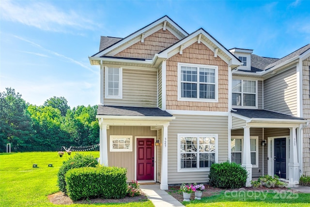 325 Hancock Union Ln, Rock Hill, SC 29732 - townhome / multi-family property with a front lawn and roof with shingles