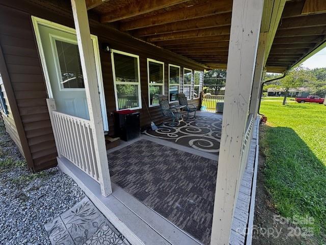 3375 Shepherd Rd, Maiden, NC 28650 - wooden deck featuring a yard