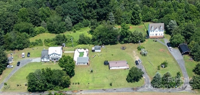 4652 Rocky Hollow Rd 4658, 4654, Davidson, NC 28036 - aerial overview of property's location featuring a heavily wooded area