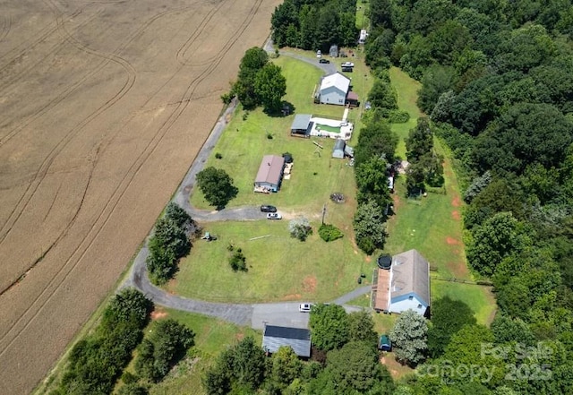 4652 Rocky Hollow Rd 4658, 4654, Davidson, NC 28036 - aerial view of property and surrounding area with rural landscape
