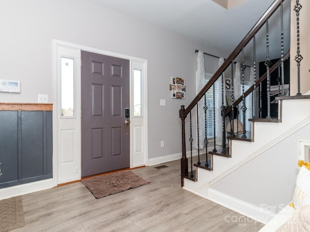 4652 Rocky Hollow Rd 4658, 4654, Davidson, NC 28036 - foyer featuring wood finished floors and stairs
