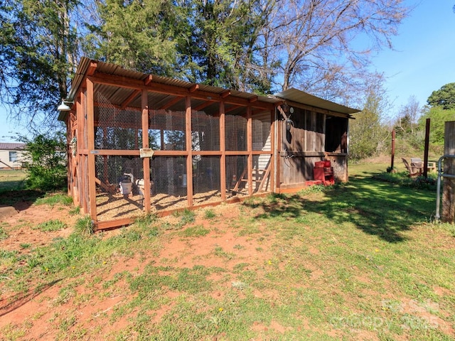 4652 Rocky Hollow Rd 4658, 4654, Davidson, NC 28036 - view of poultry coop with a lawn