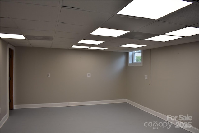 1038 Holmes Ave, Salisbury, NC 28144 - basement featuring a paneled ceiling