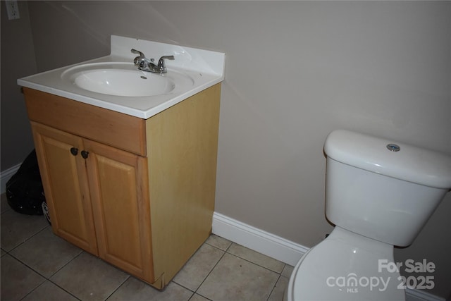 1038 Holmes Ave, Salisbury, NC 28144 - bathroom featuring vanity and tile patterned flooring
