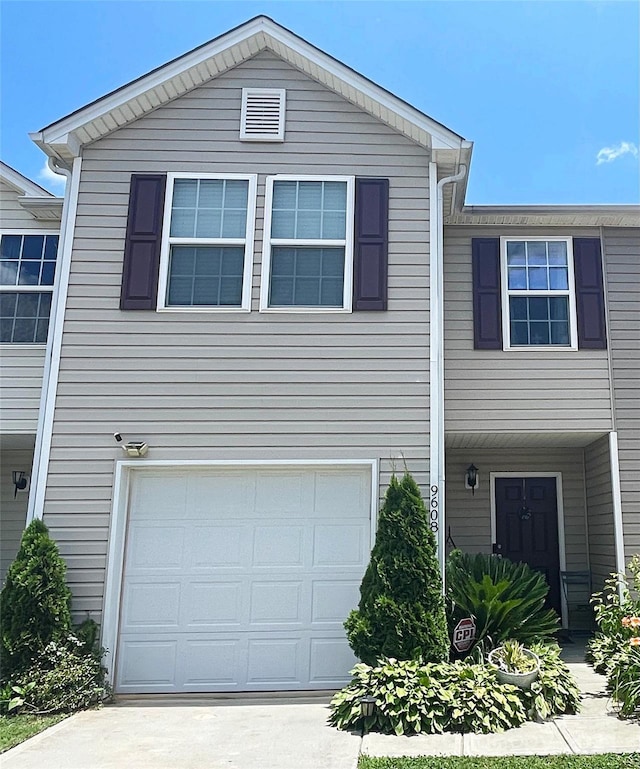 9608 Brackenview Ct, Charlotte, NC 28214 - view of front of house featuring a garage and concrete driveway