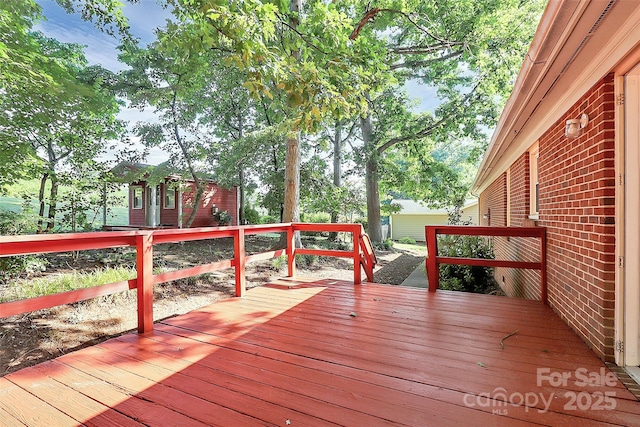 16509 Kimbolten Dr, Huntersville, NC 28078 - wooden deck with an outdoor structure