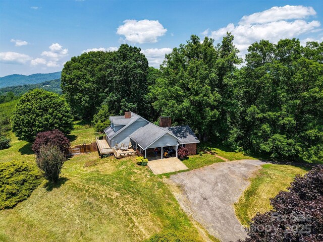 80 Gobblers Knob Dr, Clyde, NC 28721 - view from above of property
