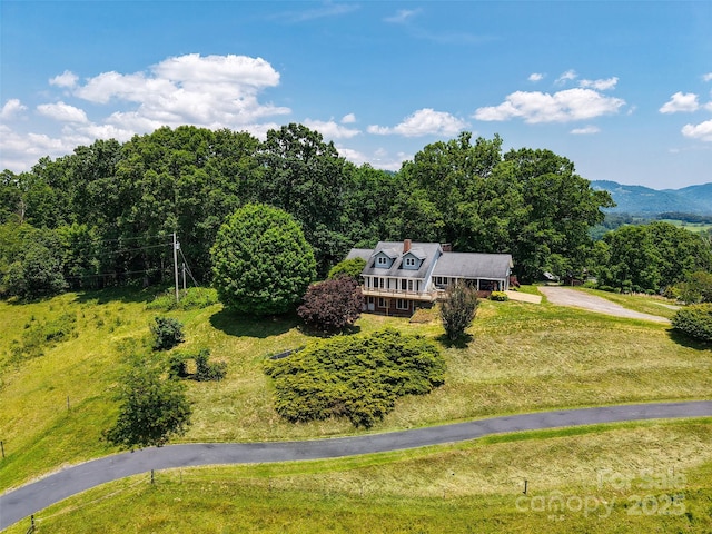 80 Gobblers Knob Dr, Clyde, NC 28721 - view from above of property featuring a forest