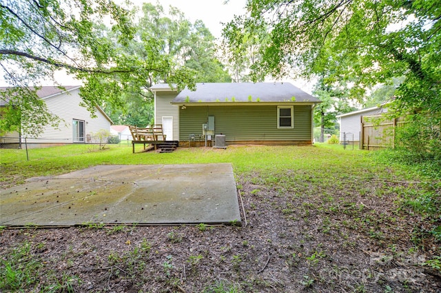 5424 Amado St, Charlotte, NC 28215 - back of house featuring a fenced backyard and a patio area