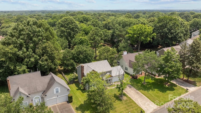 9121 Four Acre Ct, Charlotte, NC 28210 - drone / aerial view of a forest