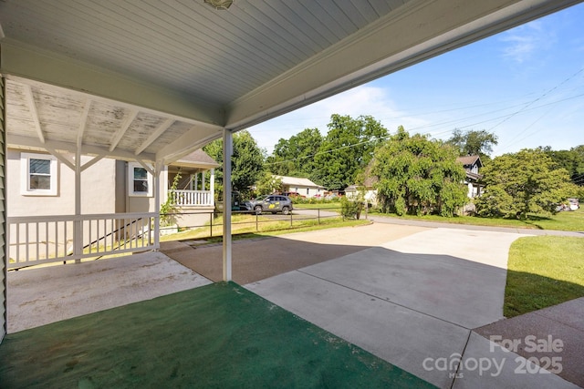 109 Short St, Waynesville, NC 28786 - view of patio with concrete driveway