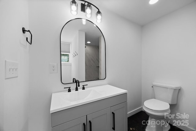 109 Short St, Waynesville, NC 28786 - bathroom featuring vanity and recessed lighting