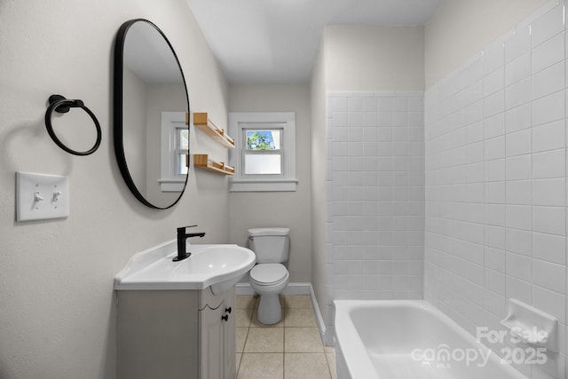 109 Short St, Waynesville, NC 28786 - full bath with tile patterned flooring and vanity