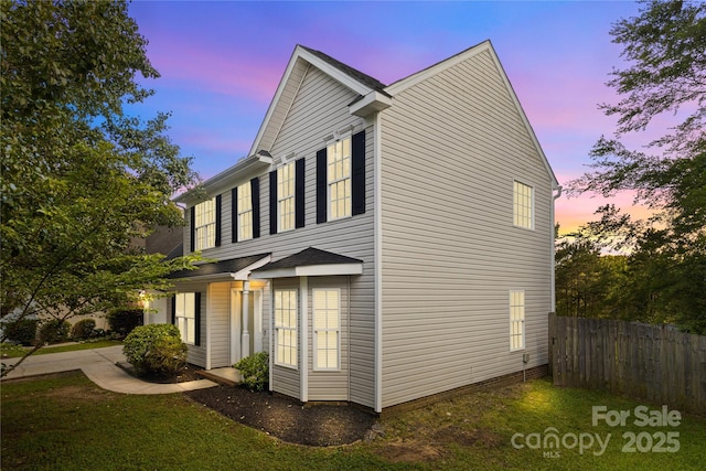 11407 Lenswood Ct, Charlotte, NC 28214 - view of property exterior at dusk