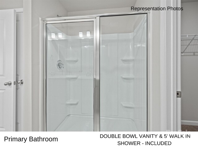 217 Lake George Dr, Shelby, NC 28152 - bathroom featuring a stall shower