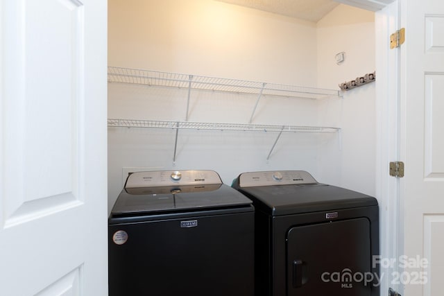 5806 Autumn Trace Ln, Indian Trail, NC 28079 - laundry area featuring separate washer and dryer