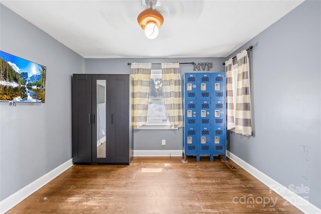 506 Gold St, Shelby, NC 28150 - unfurnished room with wood finished floors and french doors